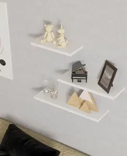 Polička Leila White, 3 ks