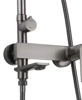 REA Sprchový set s baterií 150mm STORM Gun Grey REA-P9534