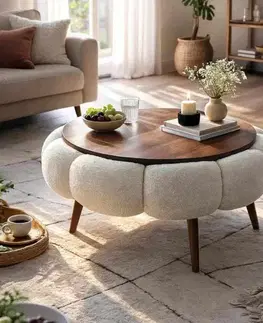 Konferenční stolek PAPATYA 60 WALNUT