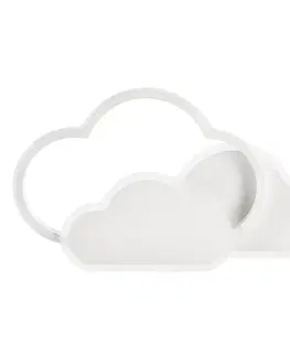 LED stropní svítidlo Clouds stropní svítidlo 24W 2800–6500K s dálkovým ovládáním, bílé stínidlo, nastavitelná barva světla, dětský pokoj, obývací pokoj