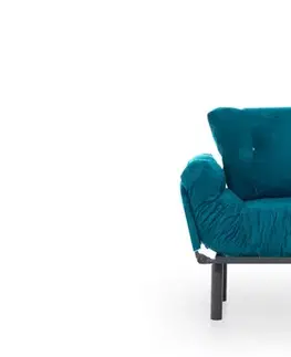 Křeslo ušák Nitta Single - Petrol Green