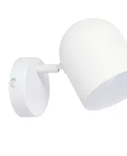 Bílá nástěnná lampa kovová nástěnná lampa Azuro