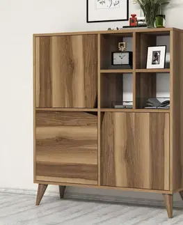 Víceúčelová skříňka Pulse - Walnut