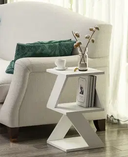 Odkládací stolek Albeni White