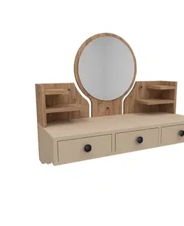 Toaletní stolek Polina - Atlantic Pine, Beige