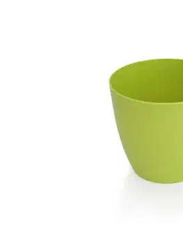PLASTKON - Květináč dekorační ELLA 18cm zelený