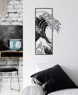Dekorativní kovový doplněk na zeď Waves 3