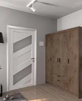 ArtLemp Šatní skříň ELLEN 4D2S | dub lefkas