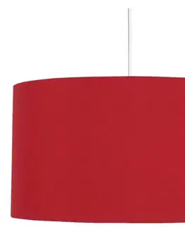 Závěsná stropní lampa Onda e27 červená