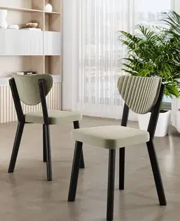 Sada židlí (4 kusy) Arfe - Cream, Black