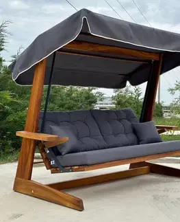 Garden Triple Swing Chair Sia 2400 - Anthracite
