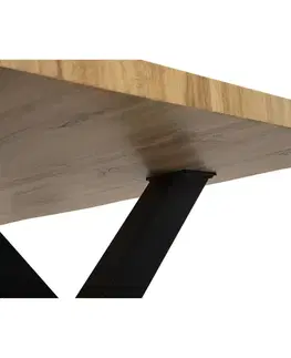 Jídelní stůl TIMBER CROSS 140, přírodní dub