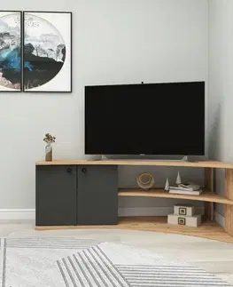 Televizní stolek Temera Atlantic Pine and Anthracite