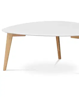 Konferenční stolek 85 x 48 cm, bílá, XL