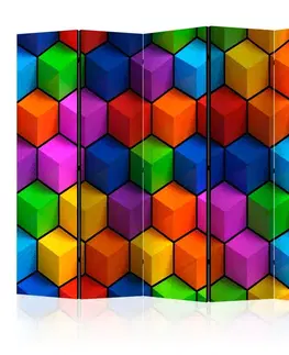 Paraván Colorful Geometric Boxes Dekorhome