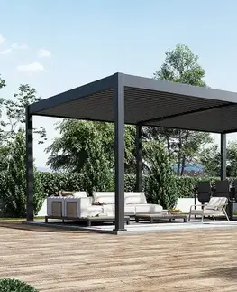 Bioklimatická pergola 6x4 m INTRO DUO Rojaplast