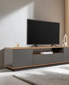 TV stolek Veramont - Anthracite, Atlantic Pine
