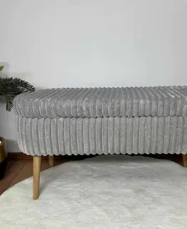 Lavice s úložným prostorem OSLO LINEN TOSCANO