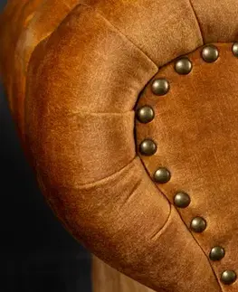 Chesterfield lenoška ZETHOS Dekorhome