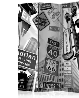 Paraván Roads to Manhattan Dekorhome