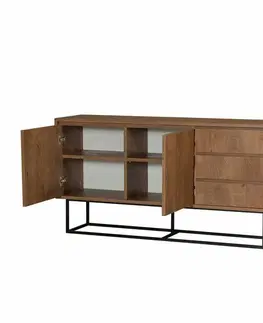 Skříňka Ruba Walnut and Black