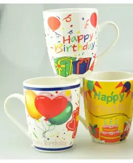 PROHOME - Hrnek Happy Birthday 350ml různé motivy