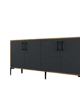 Skříňka Kiev Walnut and Anthracite