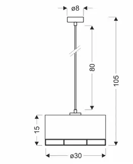Stropní lampa Ardi černá 1x40W E27 žluté stínidlo