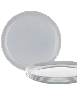 Luminarc Talíř mělký DIWALI 25 cm, 6 ks, šedá