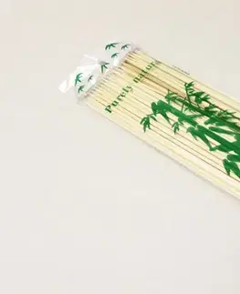 PROHOME - Špejle hrocené 100ks bambus 25cm