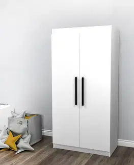 Šatní skříň Akser - White