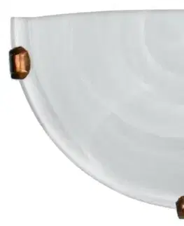 Stropní lampa Duna, 1/2" bílá patinovaná objímka, 60W