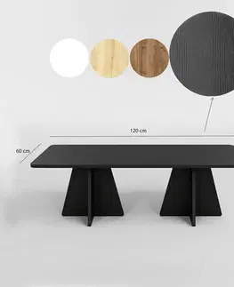 Konferenční stolek Double Mushroom Black