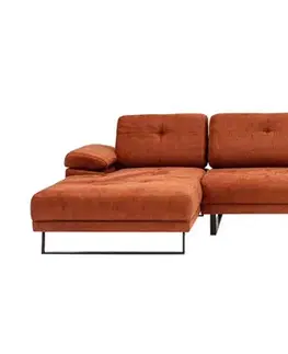Rohová sedací souprava Mustang Large Left - Orange