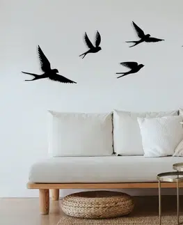 Dekorativní kovový doplněk na zeď Crow