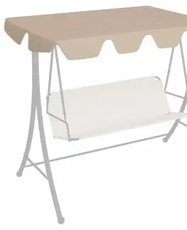 Stříška na zahradní houpačku 150/130x70/105 cm Dekorhome