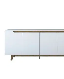 Skříňka Good White and Walnut