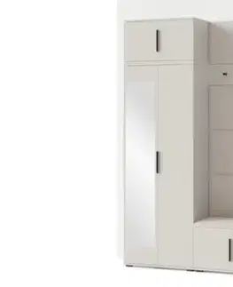 ArtPK Předsíň BIANCO 4 | cashmere se zrcadlem Barva: Trinity 01