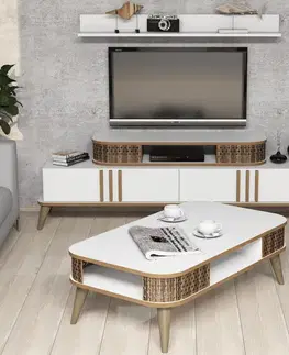Living Room Furniture Set Eylül - White