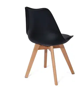 Jídelní židle ESPENSIT černá, 4 ks