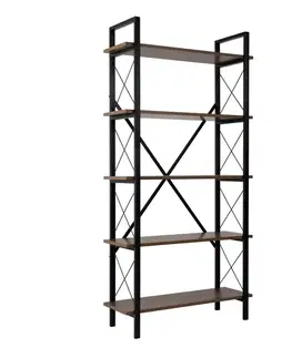 Regál Elysian Walnut and Black