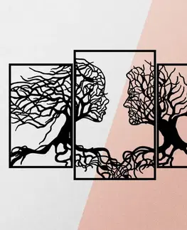 Dekorativní kovový doplněk na zeď Love Tree