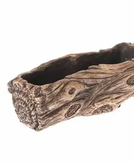 Betonový truhlík, hnědá, 28,5 x 8 x 12 cm