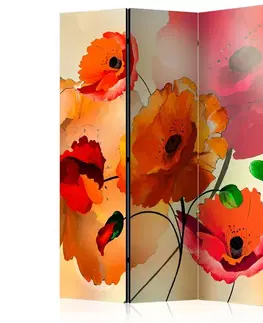 Paraván Velvet Poppies Dekorhome