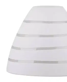 Stínidlo z mléčného skla E27 s pruhy pro lampy Uli