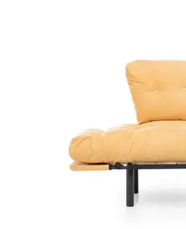 Křeslo ušák Nitta Single - Mustard