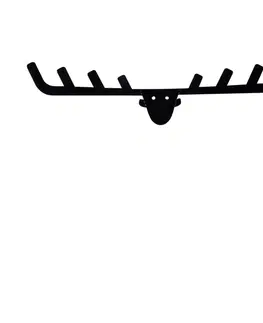 Kovový háček na zeď Antler