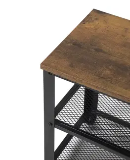 Ocelový botník LOFTY Dark Rack 3