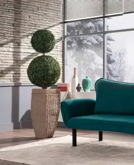Dvoumístná rozkládací pohovka Chatto - Petrol Blue