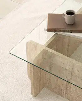 Konferenční stolek Escape - Travertine